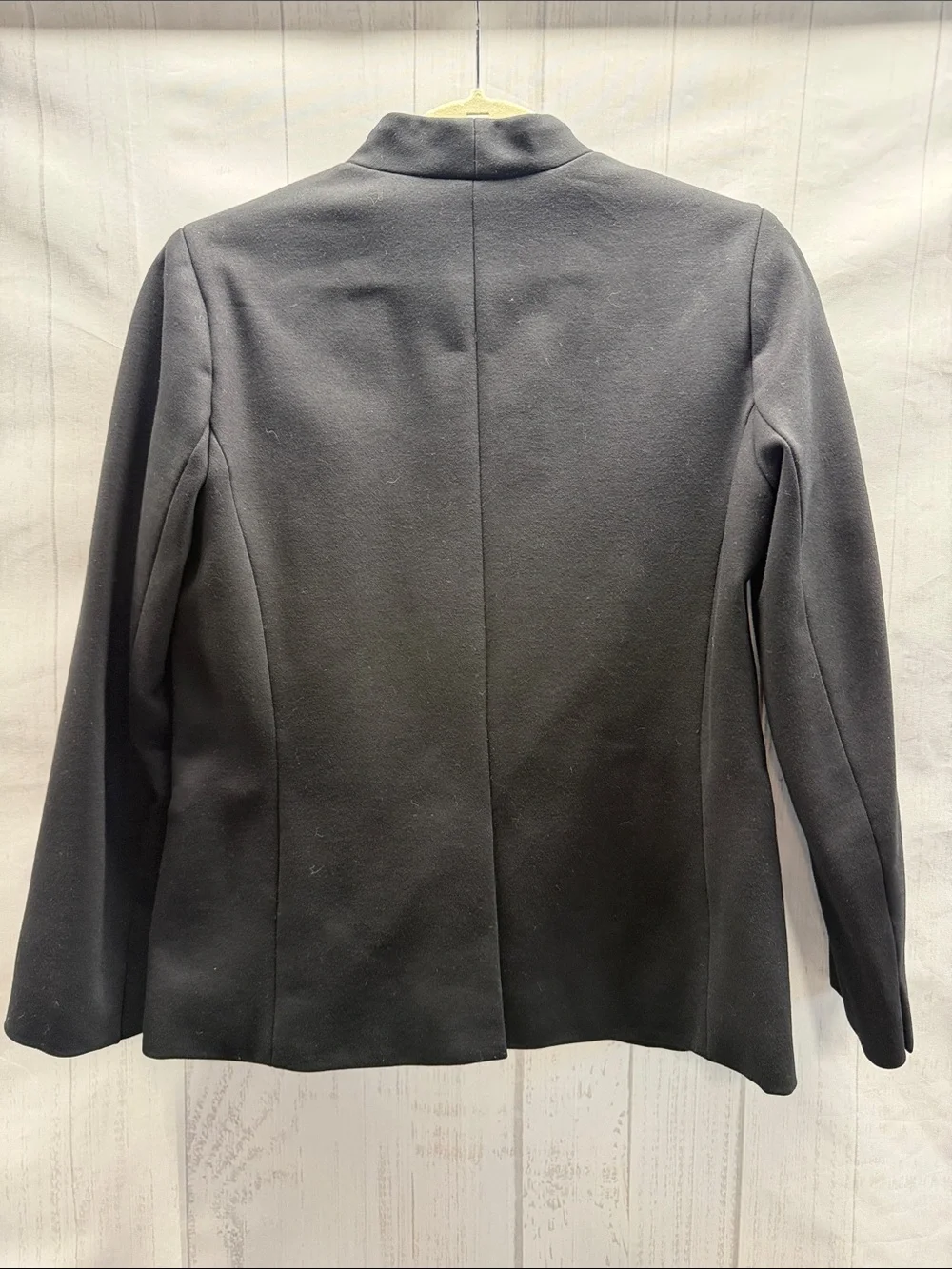 J. Crew Black Scallop Edge Ponte Blazer Size 0